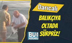 Darıcalı Balıkçıya Oltada Sürpriz!