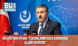 Destici’den Uyarı: “Çocukların Suça Karışması Alarm Veriyor”