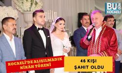 Kocaeli’de Alışılmadık Nikâh Töreni: 46 Kişi Şahit Oldu