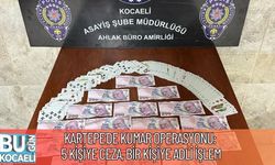 Kartepe’de Kumar Operasyonu: 5 Kişiye Ceza, Bir Kişiye Adli İşlem