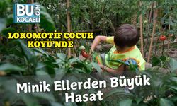 Lokomotif Çocuk Köyü’nde Minik Ellerden Büyük Hasat
