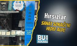 Hırsızlar Sanat Sokağı’nı Hedef Aldı!