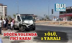 Düğün Yolunda Feci Kaza! 3 Ölü, 2 Yaralı