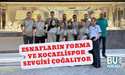 Esnafların Forma ve Kocaelispor Sevgisi Çoğalıyor