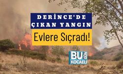 Derince'de Çıkan Yangın Evlere Sıçradı!