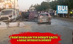 Freni Boşalan Tır Dehşet Saçtı: 8 Araç Hurdaya Döndü