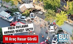 Freni Patlayan Kamyon Dehşet Saçtı! 10 Araç Hasar Gördü