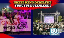 Gazze İçin Kocaeli’de Yürüyüş Düzenlendi