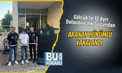 Gölcük’te 12 Ayrı Dolandırıcılık Suçundan Aranan Hükümlü Yakalandı