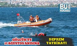 Gölcük’te 17 Ağustos Anısına Deprem Tatbikatı