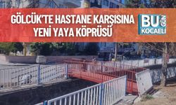 Gölcük’te Hastane Karşısına Yeni Yaya Köprüsü