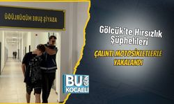 Gölcük’te Hırsızlık Şüphelileri Çalıntı Motosikletlerle Yakalandı