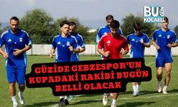 Güzide Gebzespor’un Kupadaki Rakibi Bugün Belli Olacak
