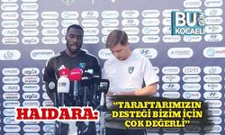 Haidara: “Taraftarımızın Desteği Bizim İçin Çok Değerli”