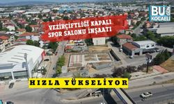 Vezirçiftliği Kapalı Spor Salonu İnşaatı Hızla Yükseliyor