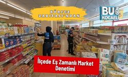 Körfez Zabıtası’ndan İlçede Eş Zamanlı Market Denetimi