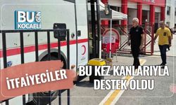 İtfaiyeciler Bu Kez Kanlarıyla Destek Oldu