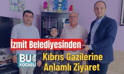 İzmit Belediyesinden Kıbrıs Gazilerine Anlamlı Ziyaret
