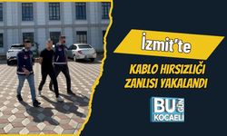 İzmit’te Kablo Hırsızlığı Zanlısı Yakalandı
