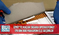 İzmit’te Kaçak Sigara Operasyonu! 179 Bin 800 Makaron Ele Geçirildi