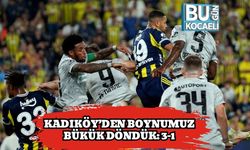 Kadıköy’den Boynumuz Bükük Döndük: 3-1