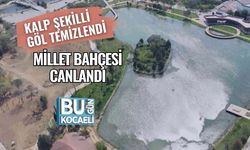 Kalp Şekilli Göl Temizlendi, Millet Bahçesi Canlandı