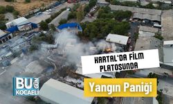 Kartal’da Film Platosunda Yangın Paniği