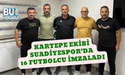 Kartepe Ekibi Suadiyespor’da 16 Futbolcu İmzaladı