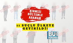 Kırmızı Bültenle Aranan 11 Suçlu Ülkeye Getirildi!