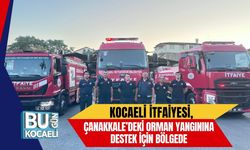 Kocaeli İtfaiyesi, Çanakkale’deki Orman Yangınına Destek İçin Bölgede