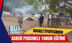 Kocaeli İtfaiyesinden Askeri Personele Yangın Eğitimi
