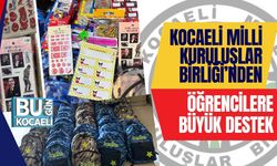 Kocaeli Milli Kuruluşlar Birliği’nden Öğrencilere Büyük Destek