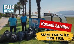 Kocaeli Sahilleri Mavi Takım ile Pırıl Pırıl