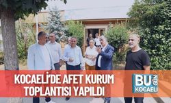 Kocaeli’de Afet Kurum Toplantısı Yapıldı