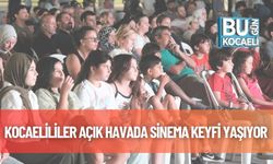 Kocaelililer Açık Havada Sinema Keyfi Yaşıyor