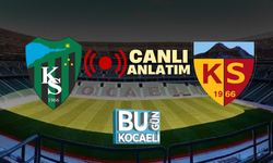 Kocaelispor 0- Kayserispor 0 (Canlı Anlatım)