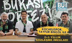 Kocaelispor, Tayfur Bingöl ile 2+1 Yıllık Sözleşme İmzaladı