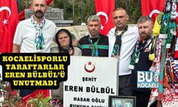 Kocaelisporlu Taraftarlar Eren Bülbül’ü Unutmadı
