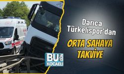 Kontrolden Çıkan Tır, Bariyerleri Yola Saçtı