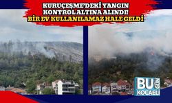 Kuruçeşme’deki Yangın Kontrol Altına Alındı! Bir Ev Kullanılamaz Hale Geldi