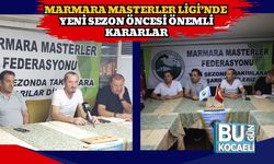 Marmara Masterler Ligi’nde Yeni Sezon Öncesi Önemli Kararlar