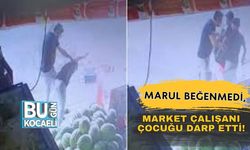 Marul Beğenmedi, Market Çalışanı Çocuğu Darp Etti!