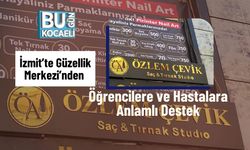 İzmit’te Güzellik Merkezi’nden Öğrencilere ve Hastalara Anlamlı Destek