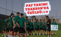 PAF Takımı Trabzon’da üzüldü: 1-0