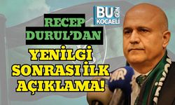 Recep Durul’dan Yenilgi Sonrası İlk Açıklama!