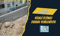Turgut Mahallesi’nde Riskli İstinat Duvarı Yenileniyor