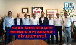 Saha Komiserleri Mecnun Otyakmaz’ı Ziyaret Etti.