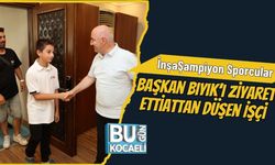 Şampiyon Sporcular Başkan Bıyık’ı Ziyaret Etti