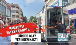 Kamyonet Yayaya Çarptı! Sürücü Olay Yerinden Kaçtı