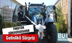 Traktör Direksiyonunda Gelinlikli Sürpriz